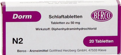 Berco-ARZNEIMITTEL DORM Tabletten 20 St 01580867