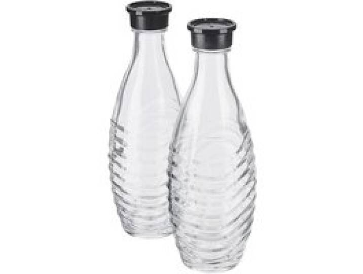 Sodastream Lot de 2 carafes en verre de rechange.