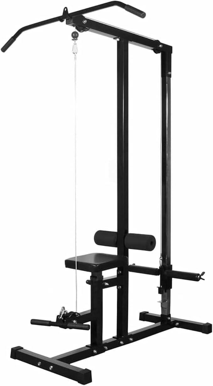 Kraftstation ohne Gewichtsplatten, Multistation Set Krafttraining, Multifunktions-Homegym, für unzählige Trainingsvarianten