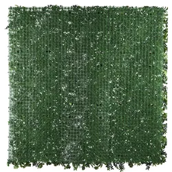 CREATIV green künstliche Pflanze Blättermatte 100x100cm, UV-beständig und schwer entflammbar