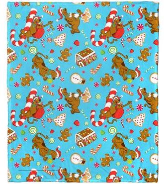 Northwest Warner Brothers Scooby Doo Festive Scooby Sweets Silk Touch Throw Blanket