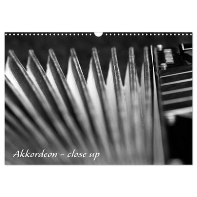 Akkordeon - close up (Wandkalender 2027 DIN A3 quer), CALVENDO Monatskalender