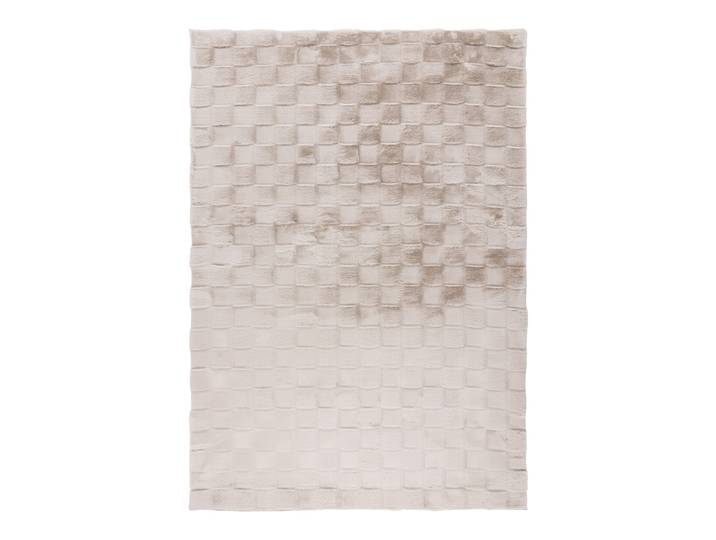 Teppich KAYOOM Botany 625 , beige (helltaupe), B:80cm H:18mm L:150cm, Polyester, Teppiche, Teppich, weicher kuscheliger Kurzflor, Fellhaptik, alle Räume, viele Farben