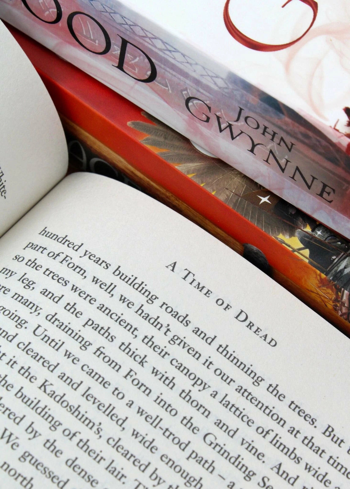 Pan Macmillan John Gwynne Of Blood and Bone Trilogy   3 Books Collection Set – A Time of Dread, A Time of Blood & A Time of Courage