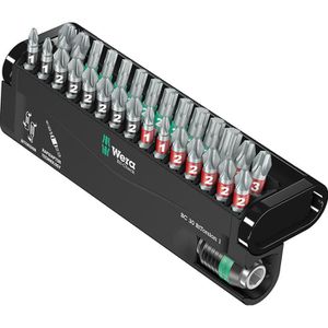 Wera Bitset Bit-Check 30 BiTorsion 1, 05057430001, 30-teilig, Kreuzschlitz, Torx