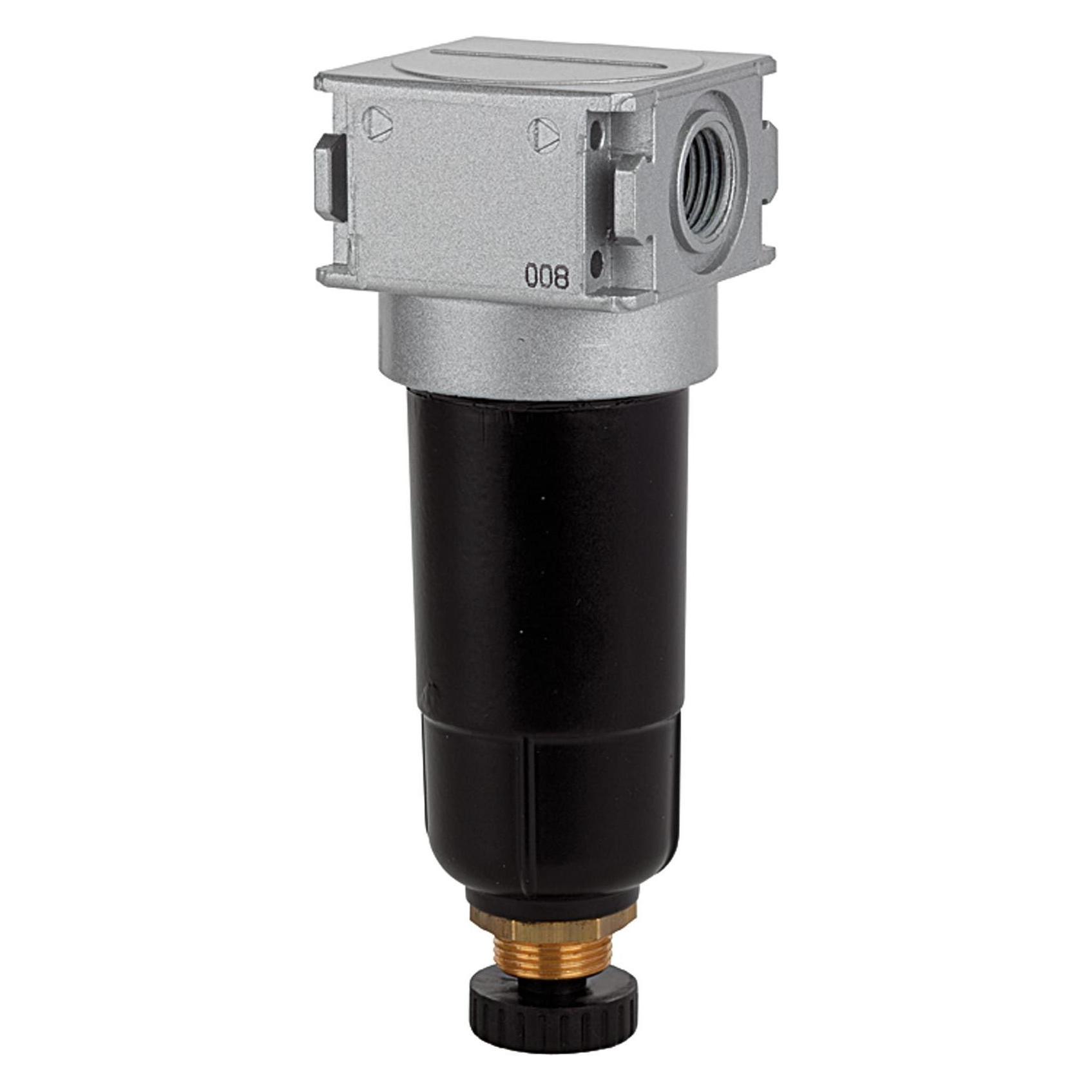 Riegler Mikrofilter "multifix-mini", Metallbehälter, 0,01 µm, BG 0, G 1/8 (FM 05 M)