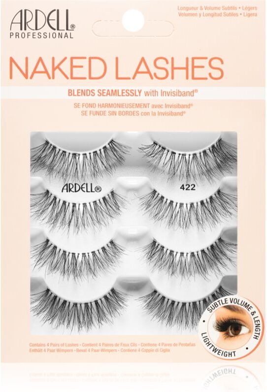 Ardell Naked Lashes Multipack stick-on eyelashes large pack type 422 4 pair