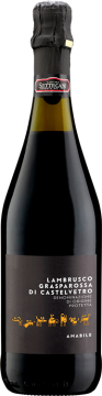 Lambrusco Grasparossa di Castelvetro - Tradizione Amabile - Cantina Settecani - 0.75L Emilia-Romagna
