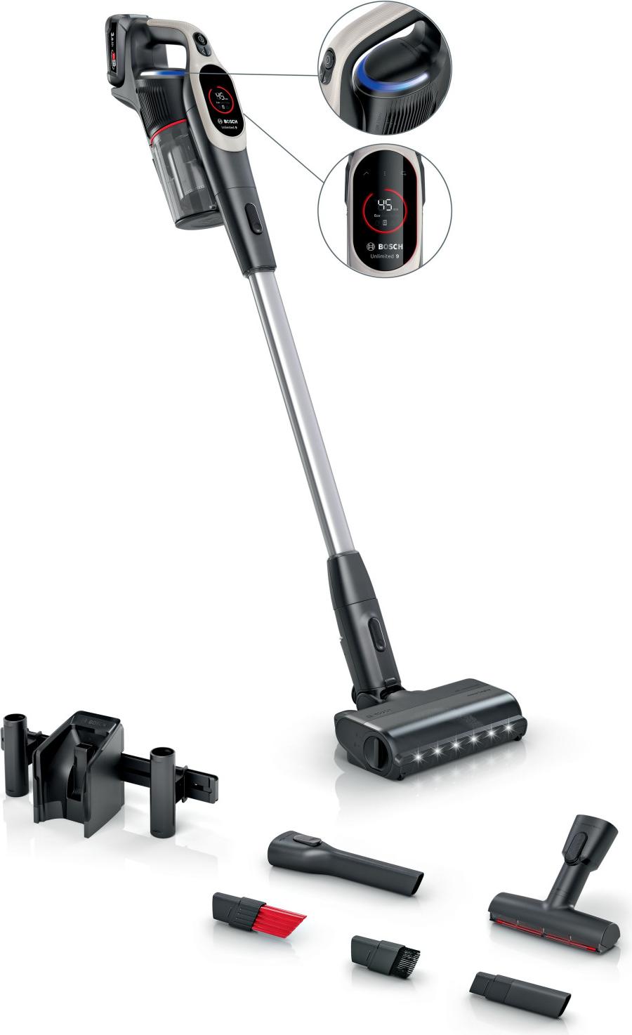 Bosch BCS931GAC, Stabstaubsauger, Beutellos, Graphit, 0,4 l, Trocken, HEPA