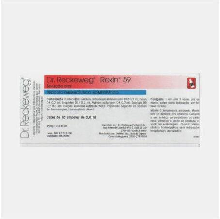 DR. RECKEWEG REKIN 59 10 AMPOLAS