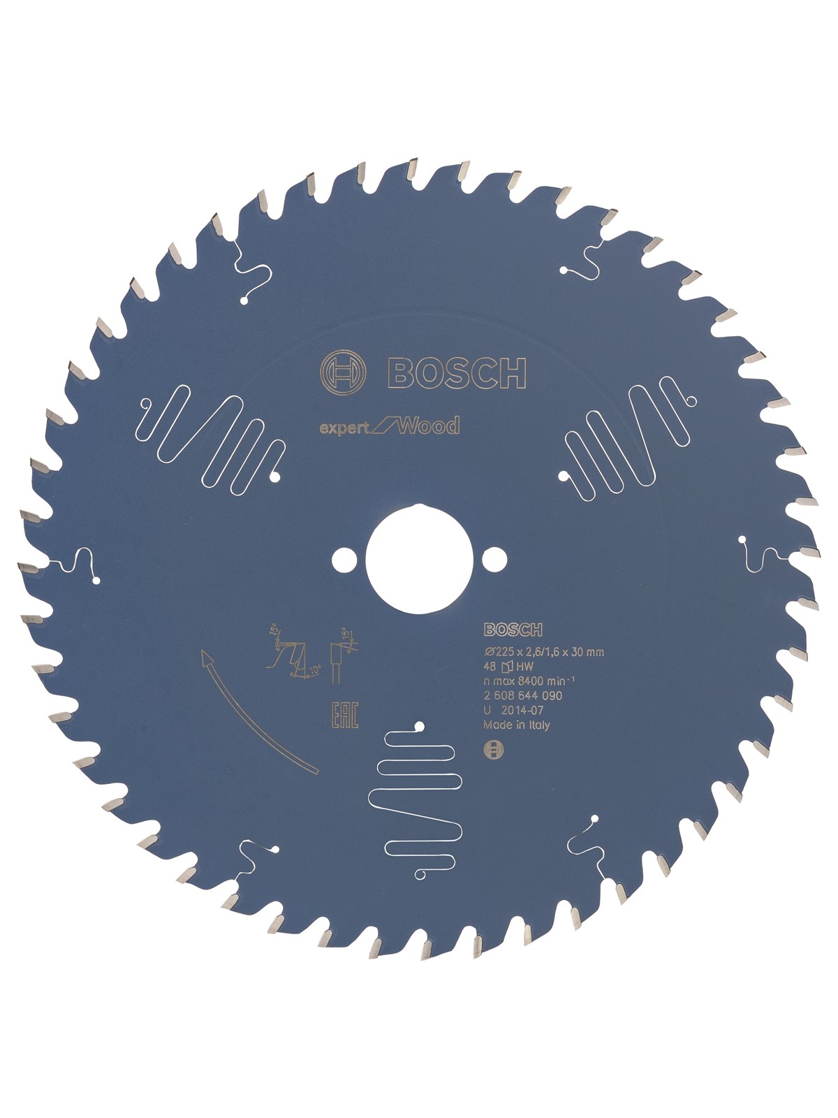 Bosch RUNDSAVKLINGE 225X30X2.6MM 48T EXP WOOD
