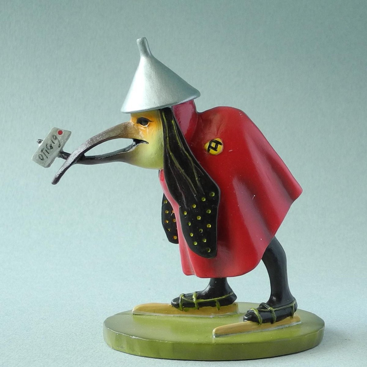Parastone Pocket Art Jeroen Bosch Vogel met brief miniatuur in doosje, 9 cm
