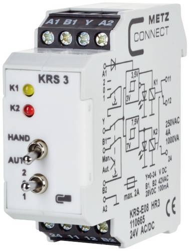Metz Connect Schwellwertschalter 24, 24 V/AC, V/DC (max) 1 Wechsler 110665 1St.