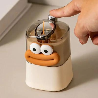 Inspire Select Automatic Pop Up Toothpick Holder Push Type Toothpick Dispenser Box For Kitchen & Dining Table big Mouth