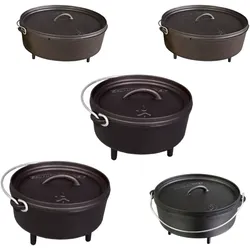 Camp Chef Classic Dutch Oven Set Schmortopf aus Gusseisen Grill BBQ Outdoor