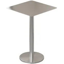 Gastronomiemöbel Edelstahl Bar Cafe Gewerblicher Tisch Bistrotisch 50x50x75cm【BXG-BF50】