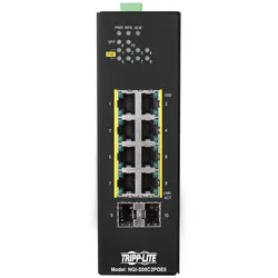 Tripp Lite NGI-S08C2POE8 Netzwerk-Switch Managed Gigabit Ethernet (10/100/1000) Power over Ethernet (PoE) Schwarz