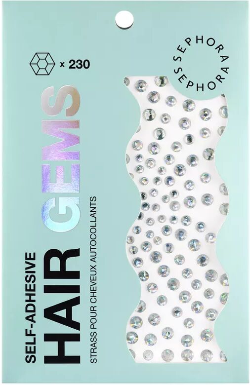 SEPHORA - Selbstklebender Strassschmuck Fürs Haar, Strass fürs Haar, 230 Stück