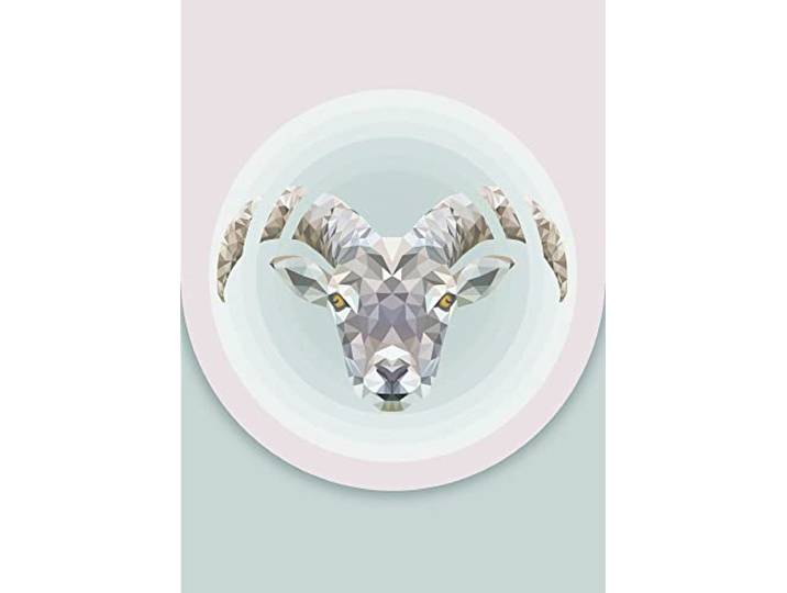 Komar Capricorn – Taille : 50 x 70 cm Impression sur toile (sans cadre) – Pure Boutique