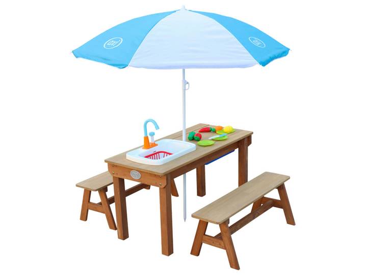 Sand-, Braun, Kunststoff, Hemlocktanne, 92.5x50.5x94 cm, EN 71, CE, FSC 100%, Gartenmöbel, Kinder-Gartenmöbel