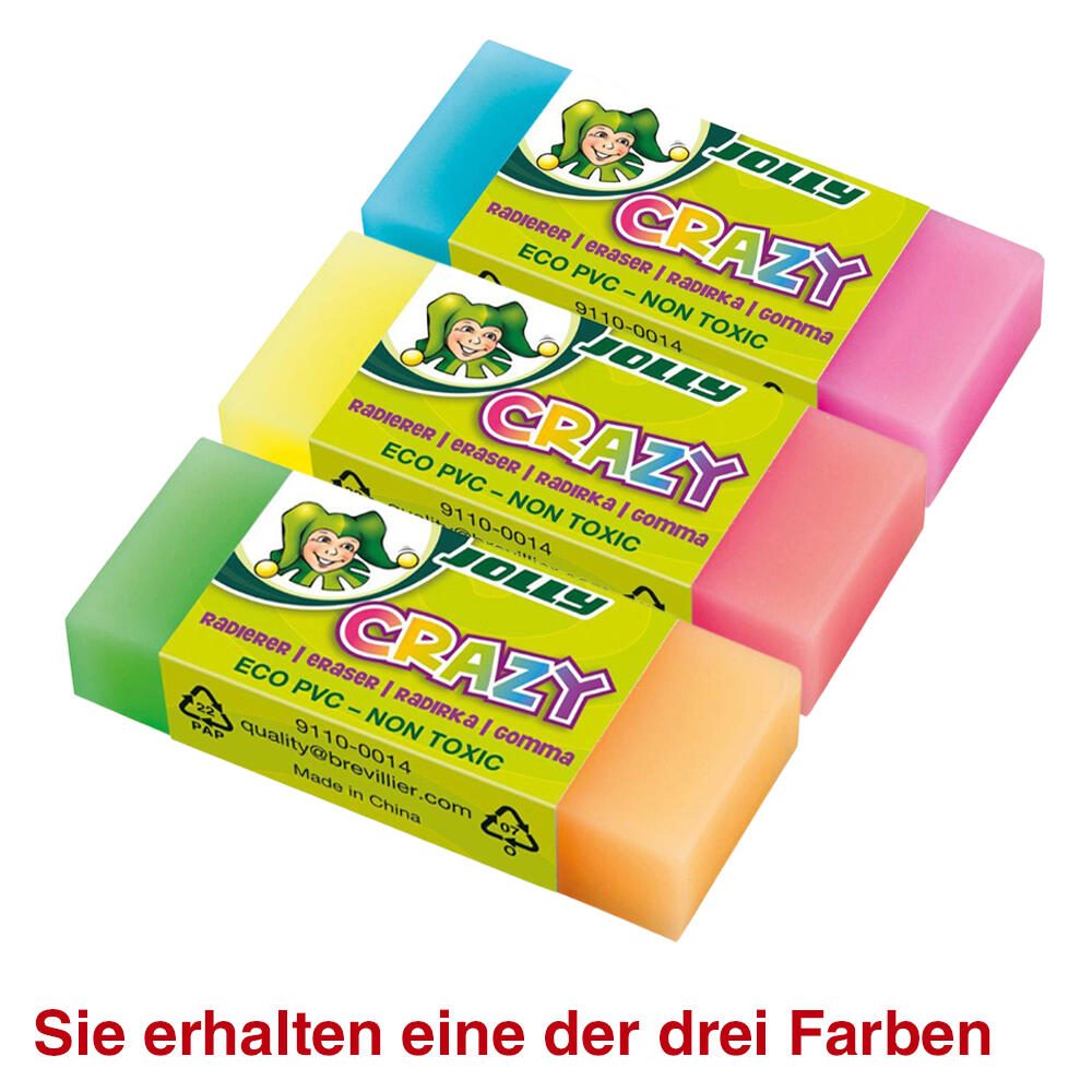 JOLLY Radiergummi Crazy 9110-0014
