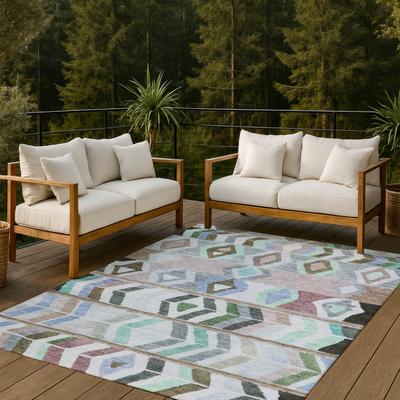 Addison Rugs Machine Washable Indoor/ Outdoor Global Bremen Chantille Rug