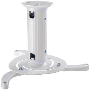 Neomounts Beamer-Deckenhalterung BEAMER-C80WHITE, weiß, 15 kg Tragkraft, 7 cm höhenverstellbar, neigbar, 360° drehbar