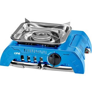 CFH Gaskocher 52425, Gaskocher Premium GK 425, 1 flammig, für Gaskartuschen