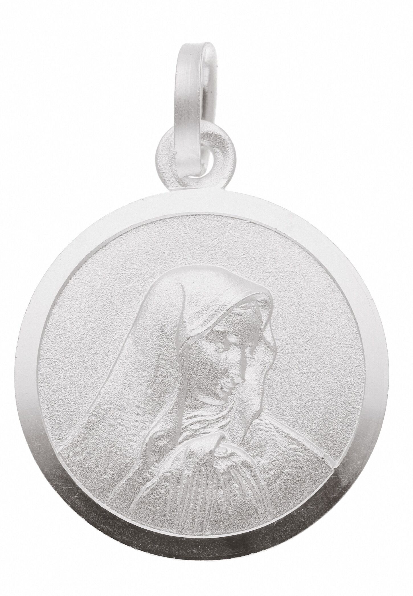 Kettenanhänger ADELIA´S "925 Silber Anhänger Dolorosa Ø 16 mm", silber, Schmuckanhänger, Damen, Silber 925 (Sterlingsilber), Kettenanhänger