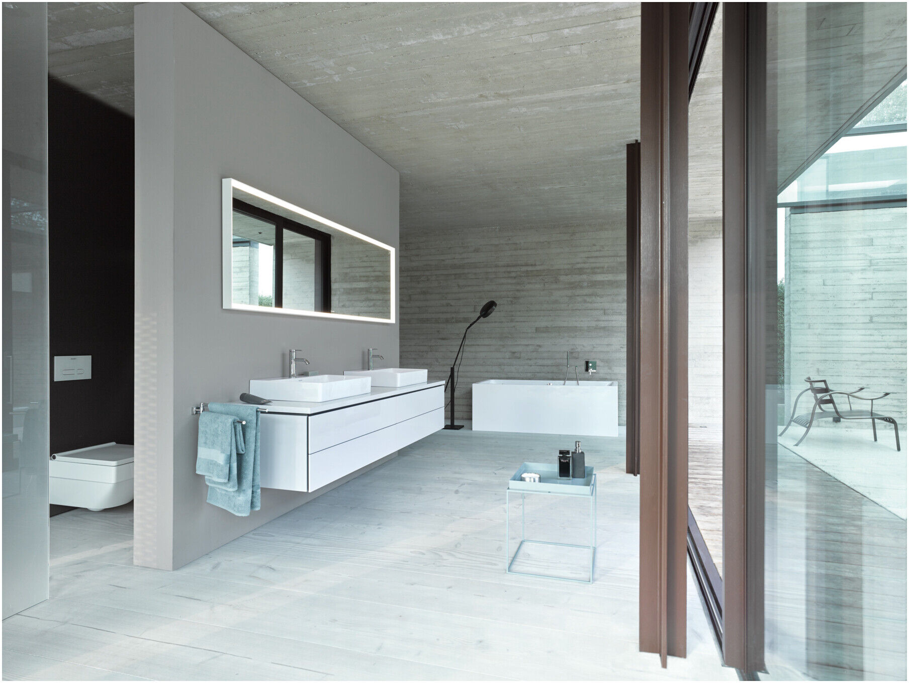 Duravit Whirlwanne Starck 200x100cm, Air-Sys, EB-Vers, 2 RS, we. (760341000AS0000)