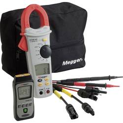 Megger PVK330 Photovoltaik-Multimeter, Stromzange digital inkl. Einstrahlungsmessgerät, inkl. Tasche CAT III 600 V Anzeige (Counts): 4000 1002-551