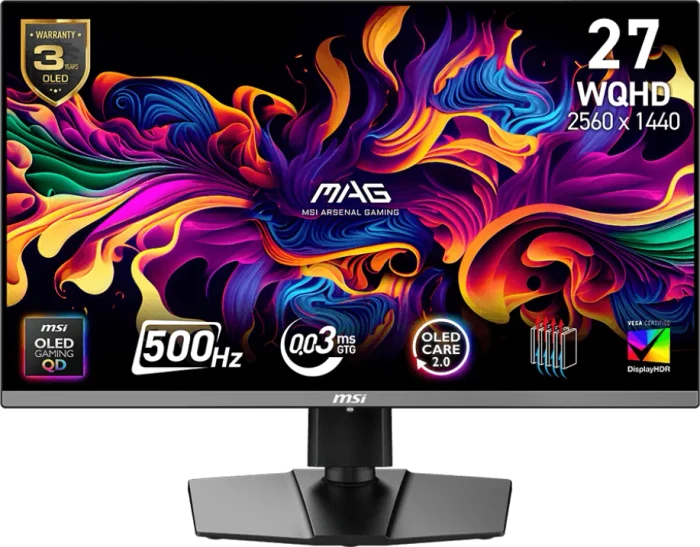 26,5" MSI MAG 272QP QD-OLED X50