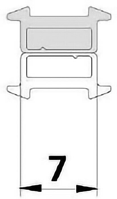 Kermi Atea replacement magnetic seal on wall side for ATSFR/L 6033400