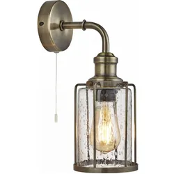 Licht-Erlebnisse, Gartenbeleuchtung, Wandlampe Logan (E27, IP20)