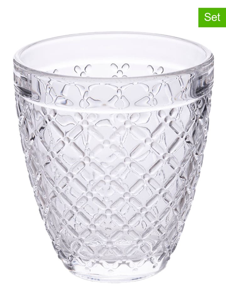 Villa d´Este 6er-Set. Wassergläser "Castle" - 330 ml - onesize