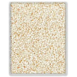 Terralith Farbmuster Marmorsteinteppich -bianco extremo gold-