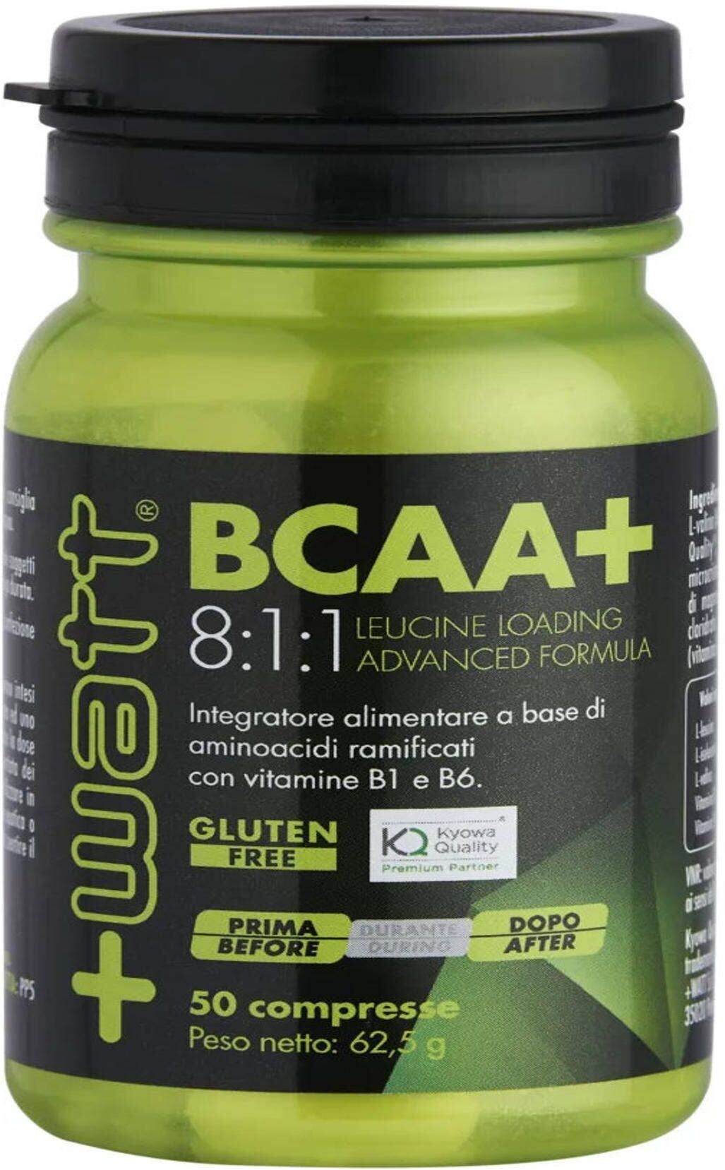 +WATT Bcaa+ 8:1:1 50 Compresse 