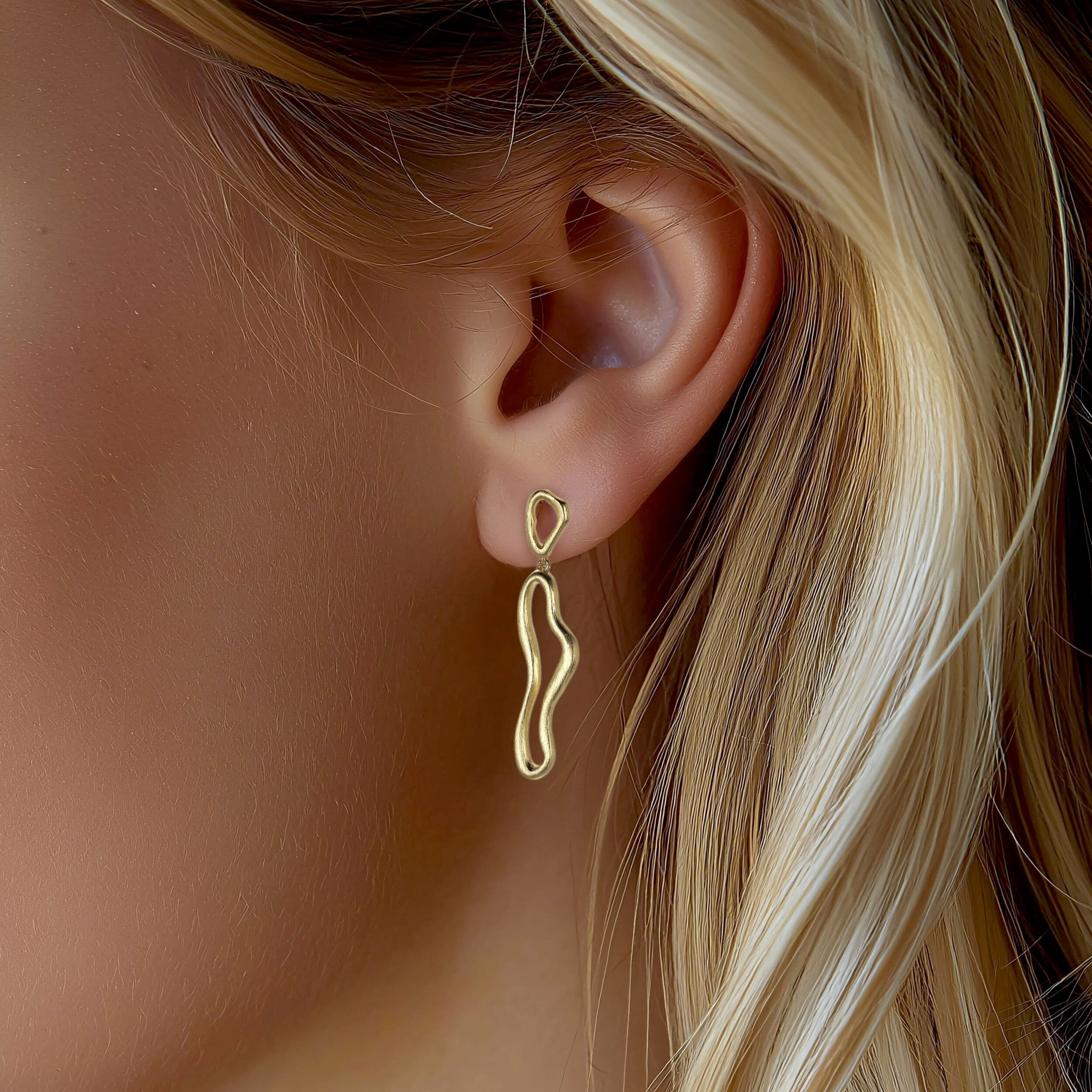 Paar Ohrstecker FIRETTI "Schmuck Geschenk Kupfer Ohrschmuck Ohrringe Classic", gold (gelbgoldfarben), Ohrringe, Damen, Kupfer, Paar Ohrstecker