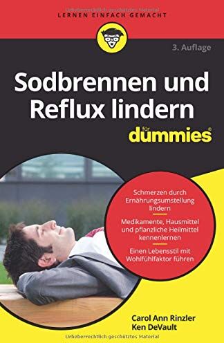 Rinzler, Carol Ann - Sodbrennen und Reflux lindern für Dummies - Preis vom 09.10.2026 07:28:09 h