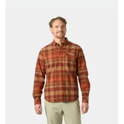 Helly Hansen für Herren. 62923 Classic Check Hemd orange (XL), Lässig, Baumwolle, Langarm