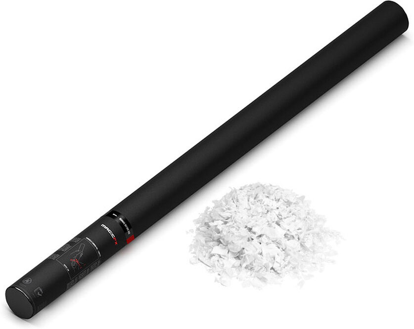 MagicFX Magic Fx Handbetriebene Konfettikanone Schneeflocken 80cm - Weiß