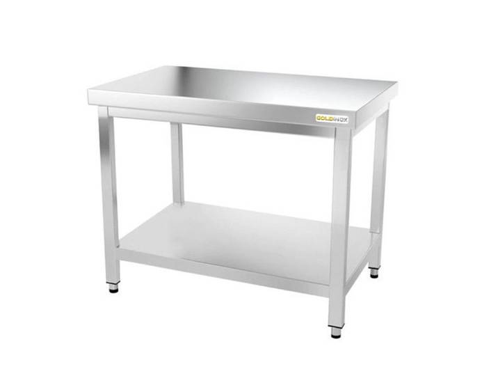 Table de travail en inox 1000 x 700 mm PREMIUM - GOLDINOX