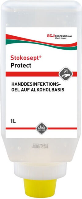 STOKOSEPT Protect Gel Désinfectant Mains 1 l Flacon Souple Base Alcool ; SC Johnson Professional (99055598)