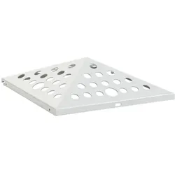 Standascher Ascher-Papierkorb-Spitze (offen) Silber pyramidenförmige Spitze mit Löchern für den Ascher Papierkorb