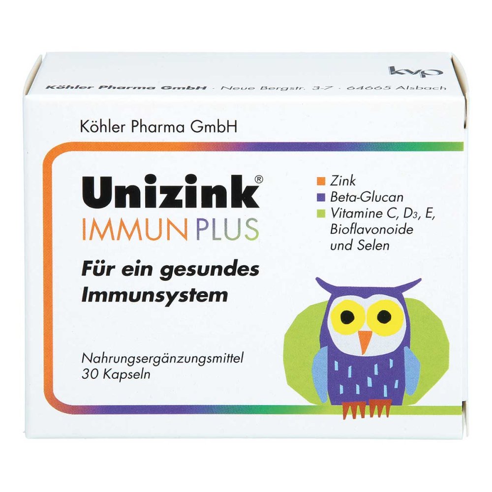 Köhler Pharma GmbH Unizink Immun Plus Kapseln 05489313