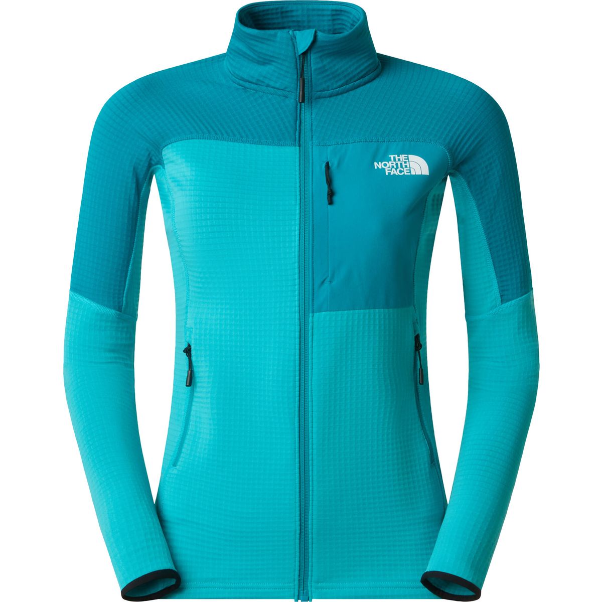 The North Face Womens Polartec Powergrid Stormgap Jacket galactic blue-deep teal (5A2) S NF0A8G325A2-S