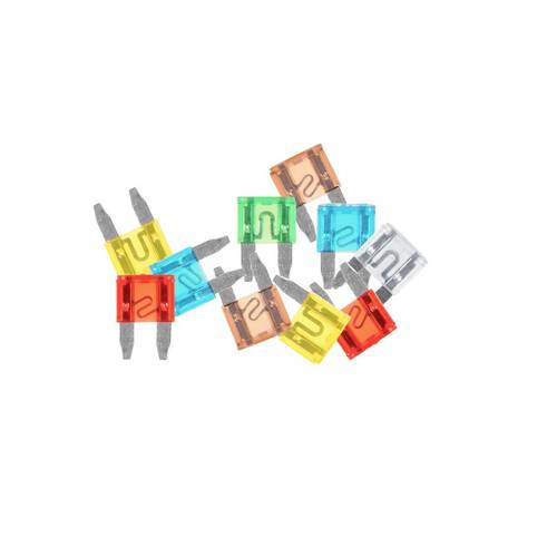 IWH Mini Sicherungen-Set 19019 Kfz Mini Flachsicherung 10St.