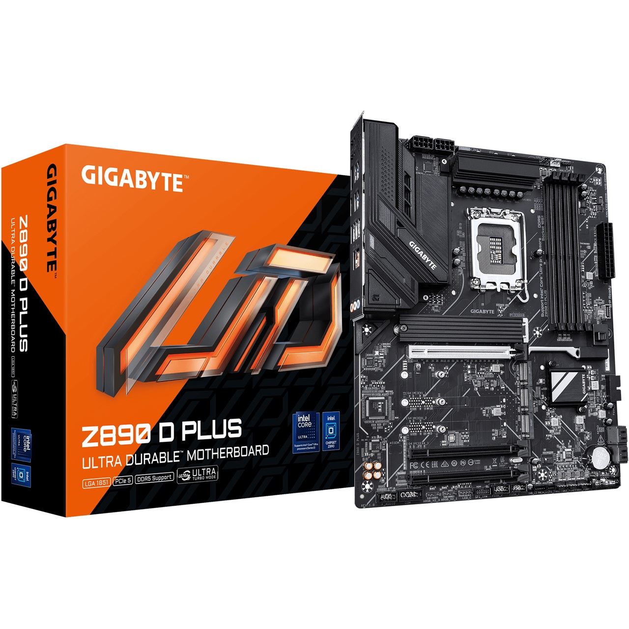 Gigabyte Z890 D PLUS ATX / Intel 1851 / Z890 / 4xDDR5 / 4x SATA, 4x M.2