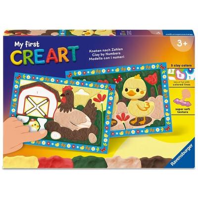 My First CreArt, Kneten nach Zahlen - Glückliche Küken