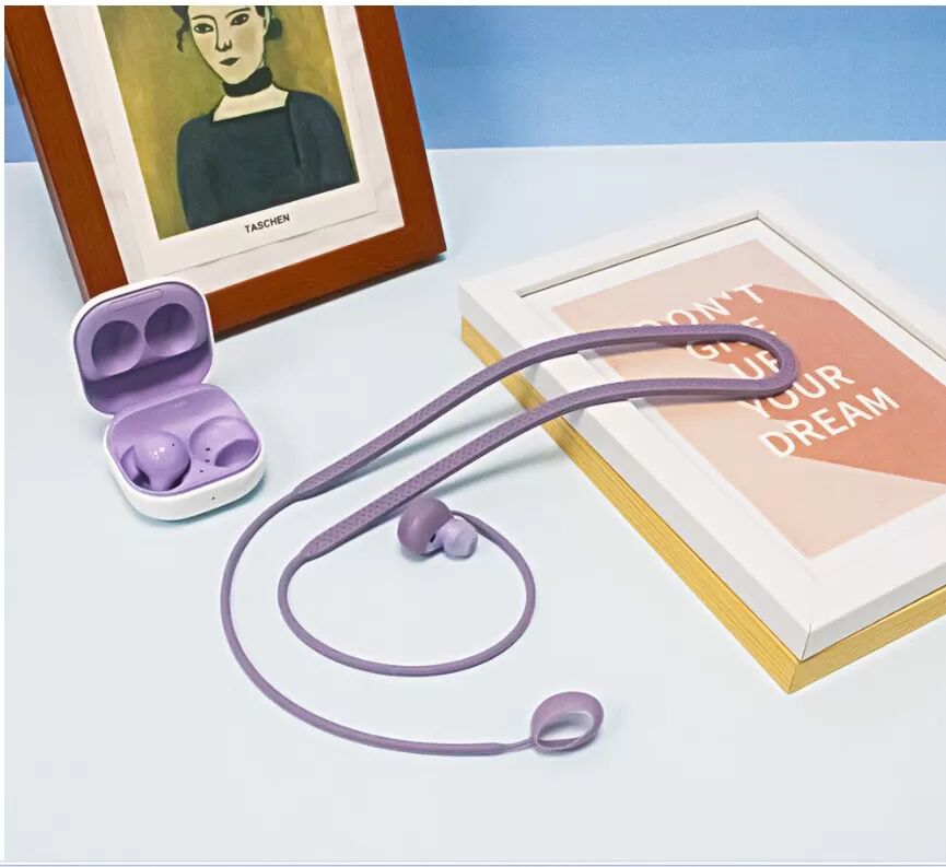 INF Silikon Anti-Verlust-Band für Samsung Galaxy Buds 2 Violett